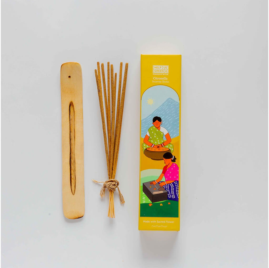 Buy Handmade Natural Citronella Incense Sticks (40 Sticks/Pack) online