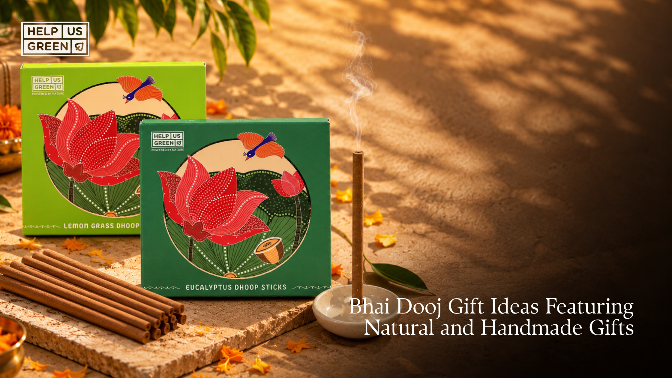 Bhai Dooj Gift Ideas Featuring Natural and Handmade Gifts