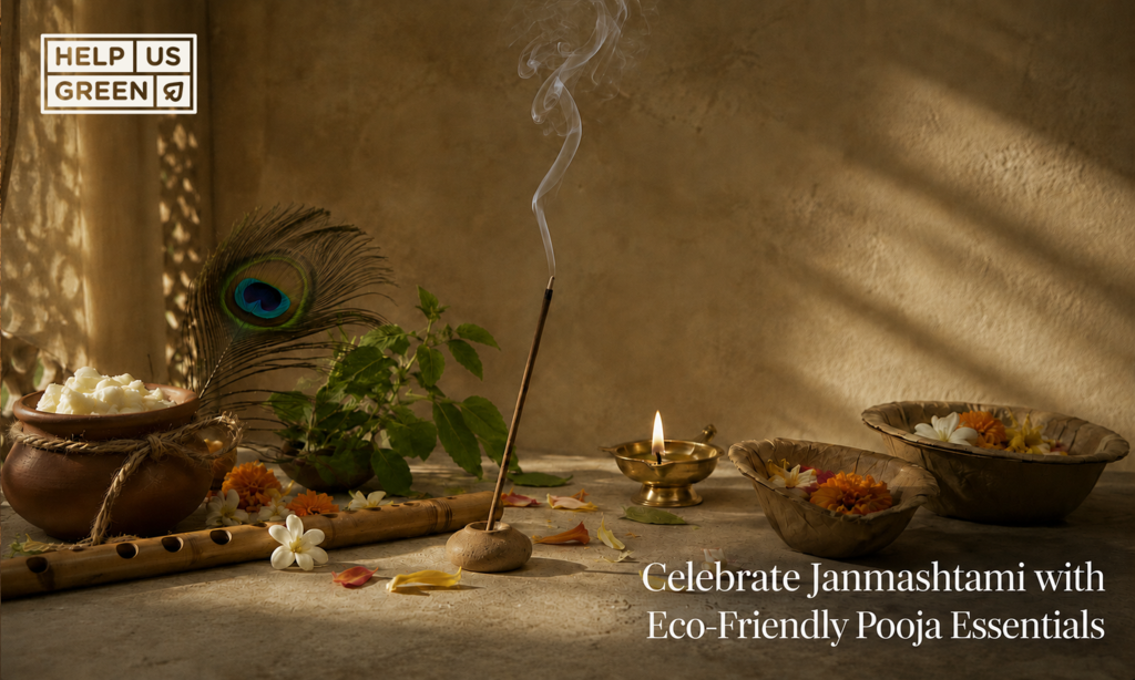 Go Green with Eco-Friendly Janmashtami Pooja Essentials