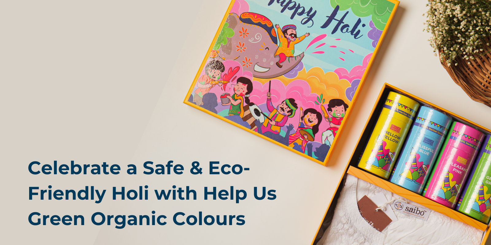 Celebrate a Safe & Eco-Friendly Holi with Help Us Green Organic Colours