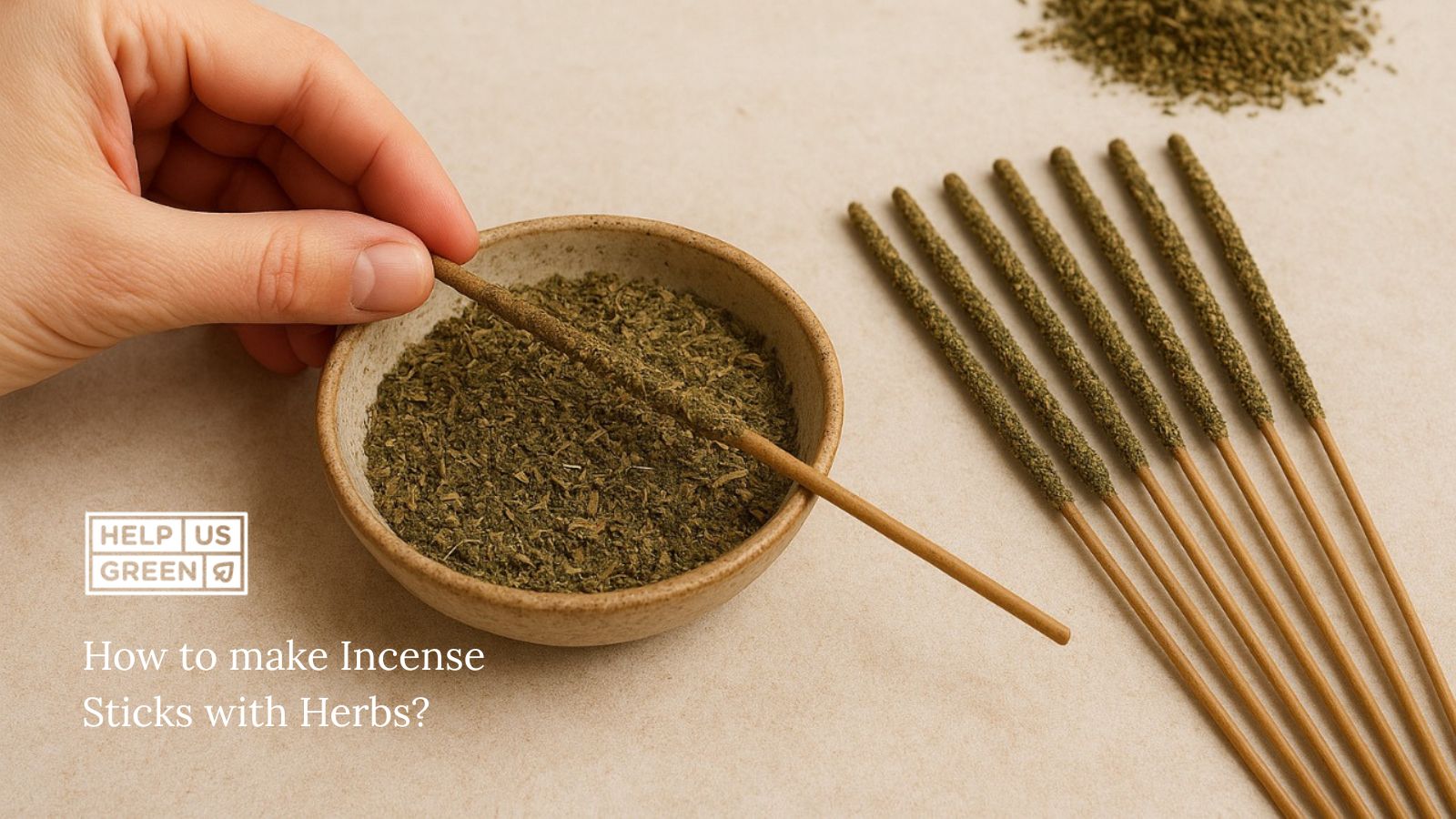 How to Make Incense Sticks with Herbs: A Simple Guide