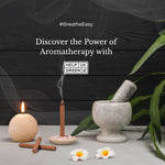Woman lighting eco-friendly incense stick from HelpUsGreen in a serene home setting