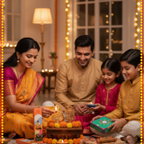 Sukh Samriddhi Diwali Gift Box –  Blessings & Eco-Friendly Kit
