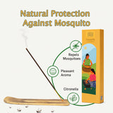 Help Us Green 100% All Natural Mosquito Repellent Sticks for Babies with 12hr. Protection | With Citronella Oil Protects from Dengue, Malaria, Chikunguniya (40 sticks)