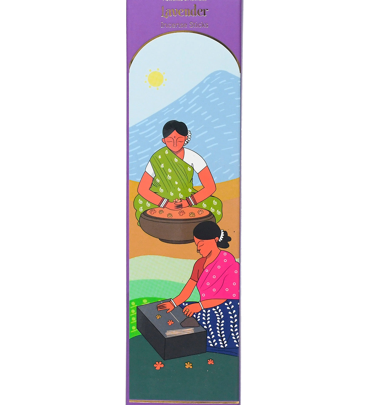 lavender incense box