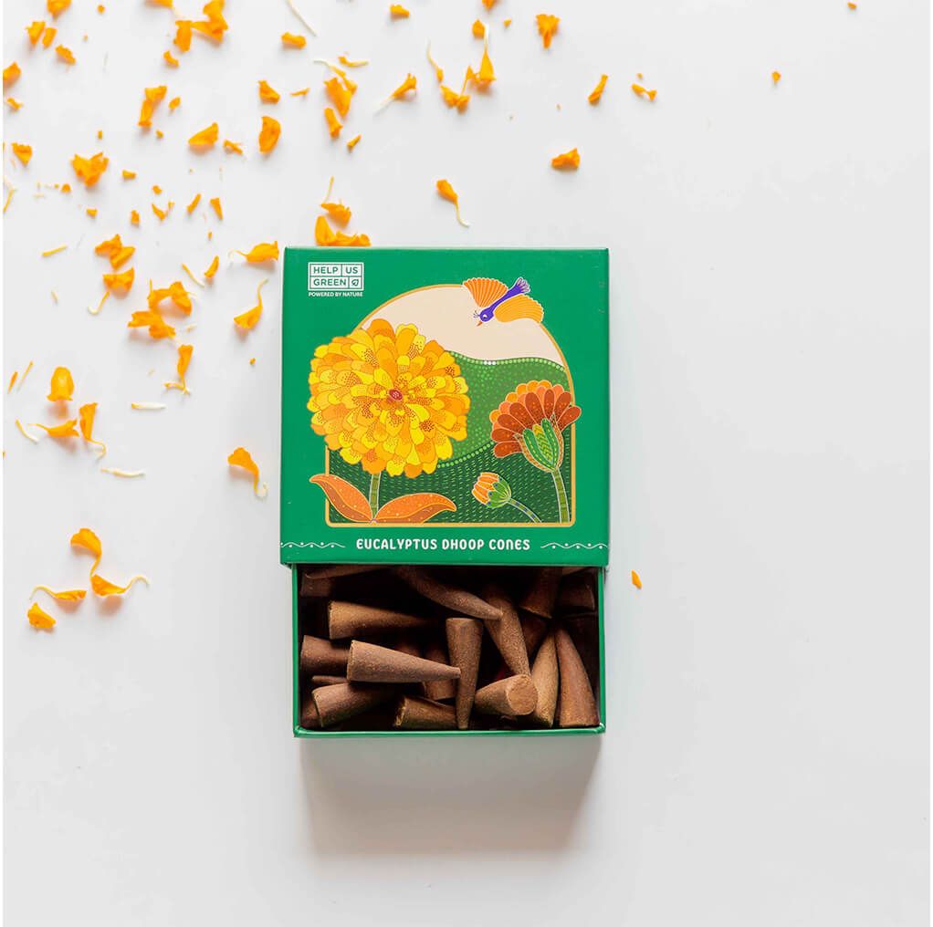 Eucalyptus incense cones