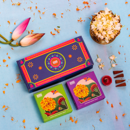 Diwali Gift Hamper 5: Dhoop Cone Boxes