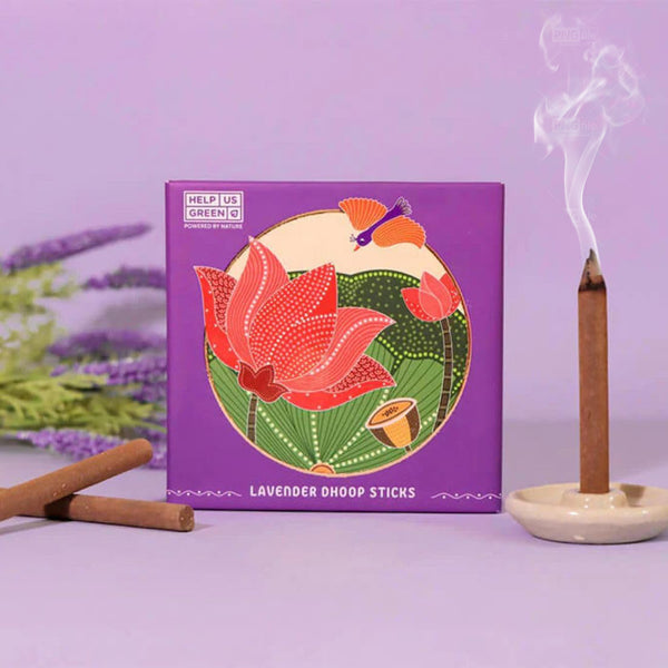 Good Sleep Enhancer Pack Lavender Dhoop Stick