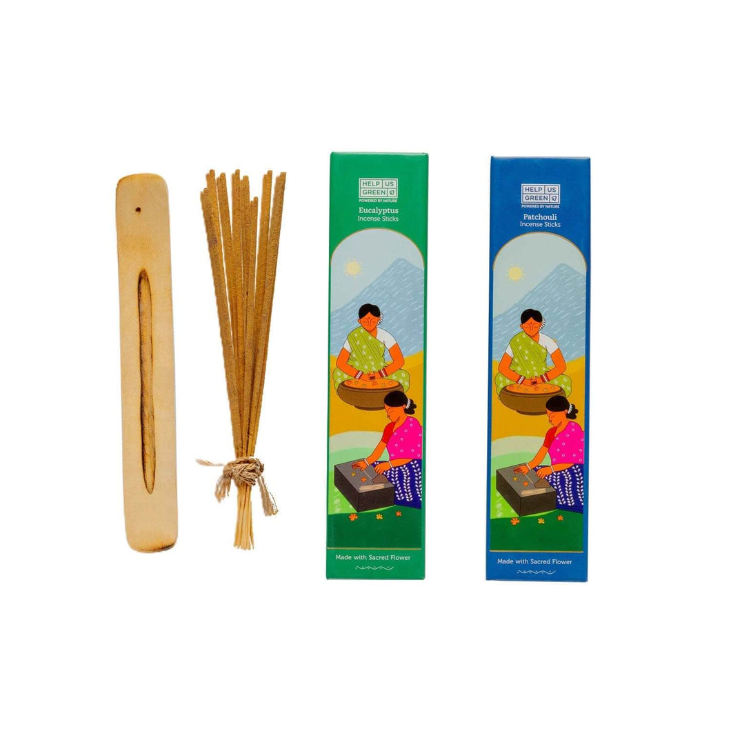 eucalyptus patchouli incense sticks combo
