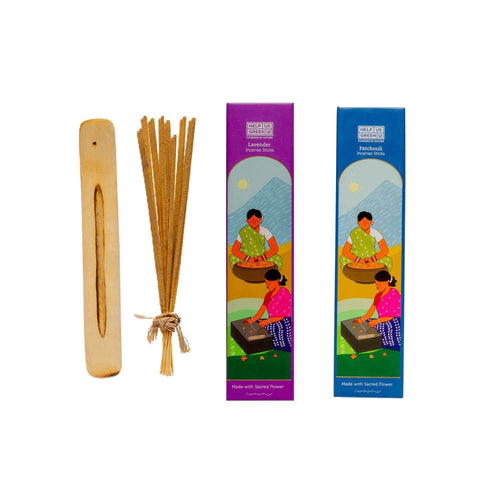 lavender patchouli incense sticks combo