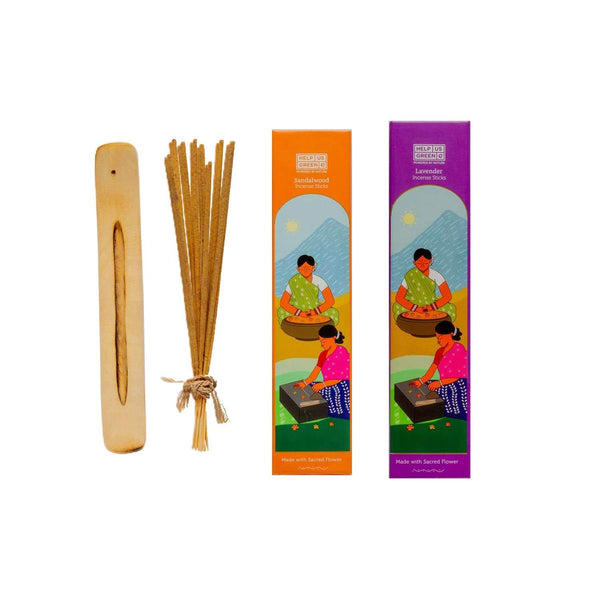 Lavender & Sandalwood Natural Incense Sticks – 2 Packs