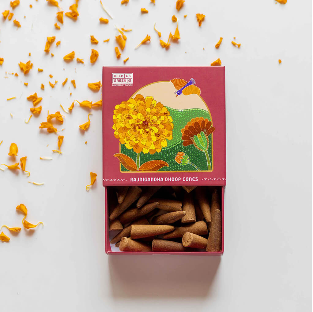 Rajnigandha incense cones