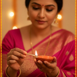 Utsav Diwali Gift Box–  Festive Set for Rituals & Light