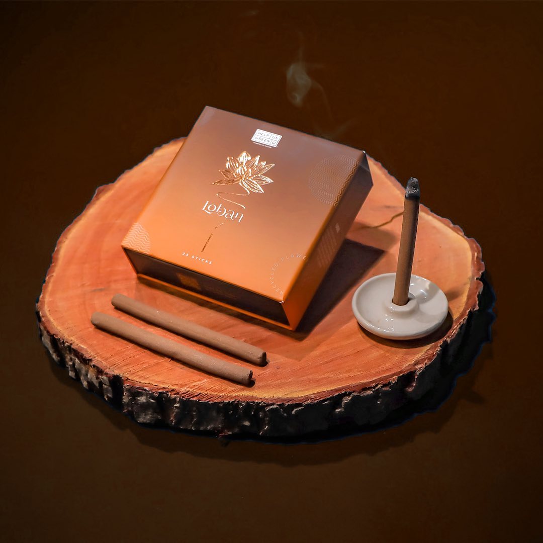 Loban dhoop sticks with traditional scent for puja and relaxation