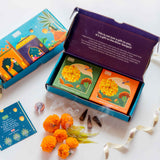 HelpUsGreen Natural Incense Cones Nagchampa and Rajnigandha Fragrance - 40 Cones Each (Combo Pack of 2)