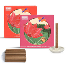 Load image into Gallery viewer, Natural Dhoop Sticks Fragrance (2 packs, 25 sticks per pack) 
