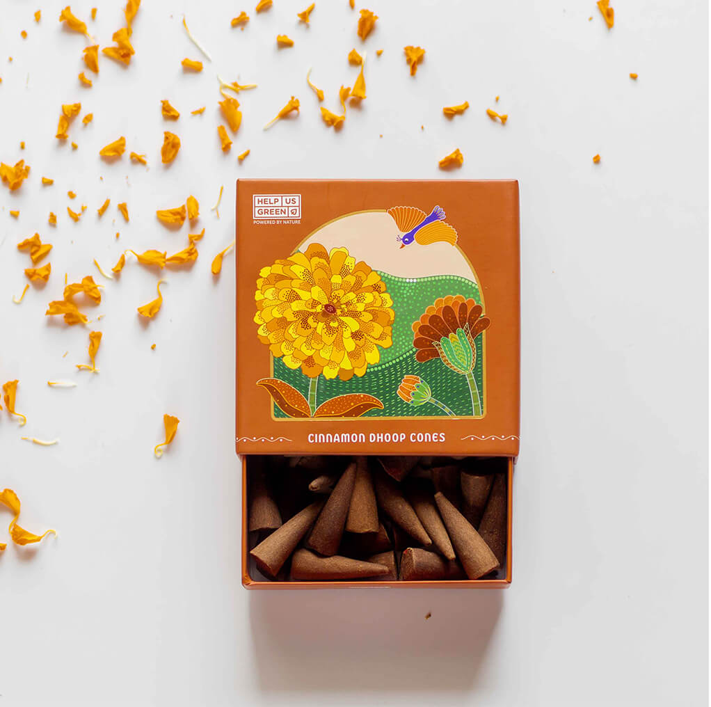 Cinnamon incense cones