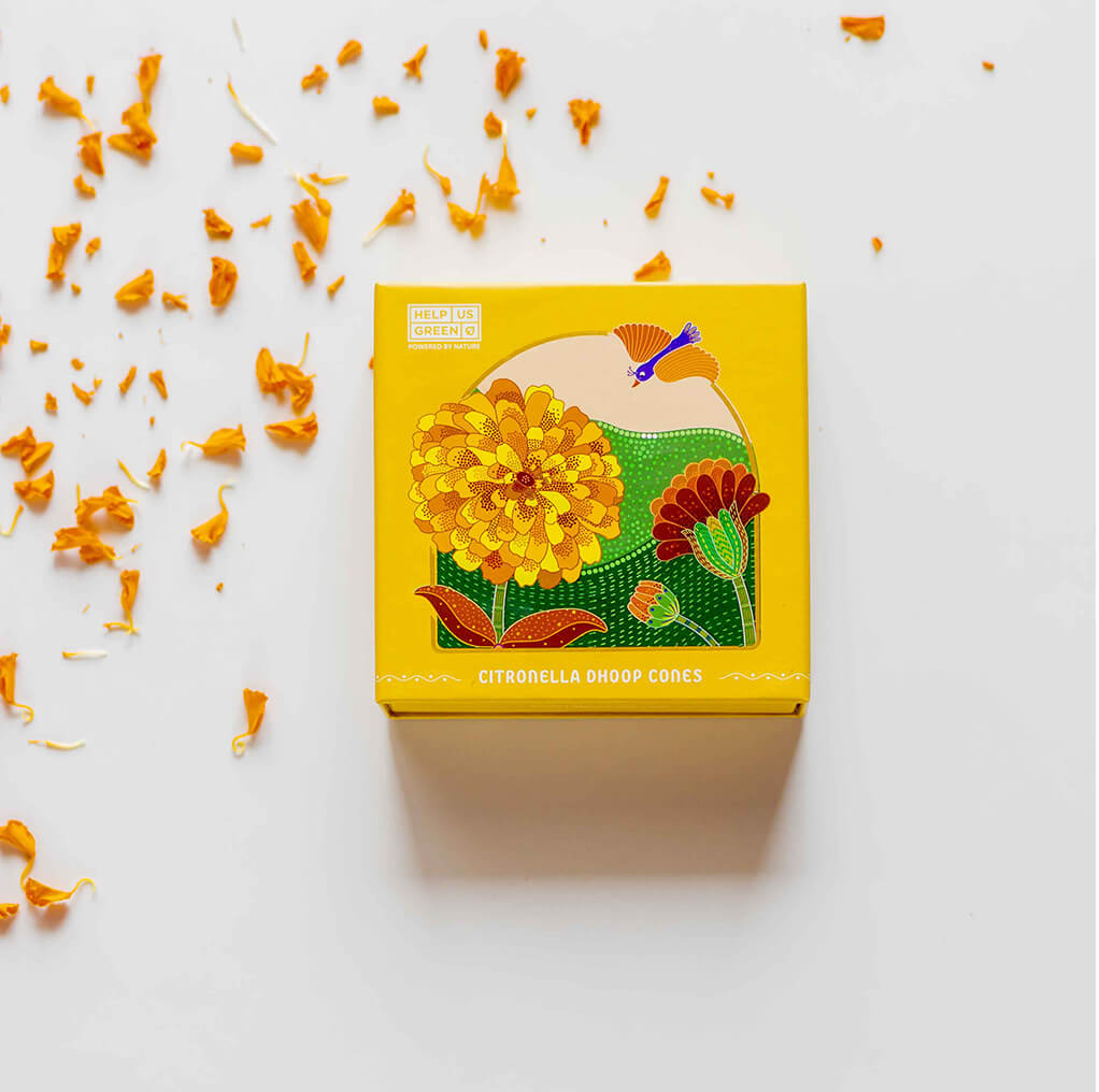 Natural dhoop cones Pack - Citronella Fragrance