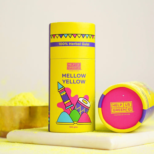 Herbal Gulal - Yellow - Help Us Green