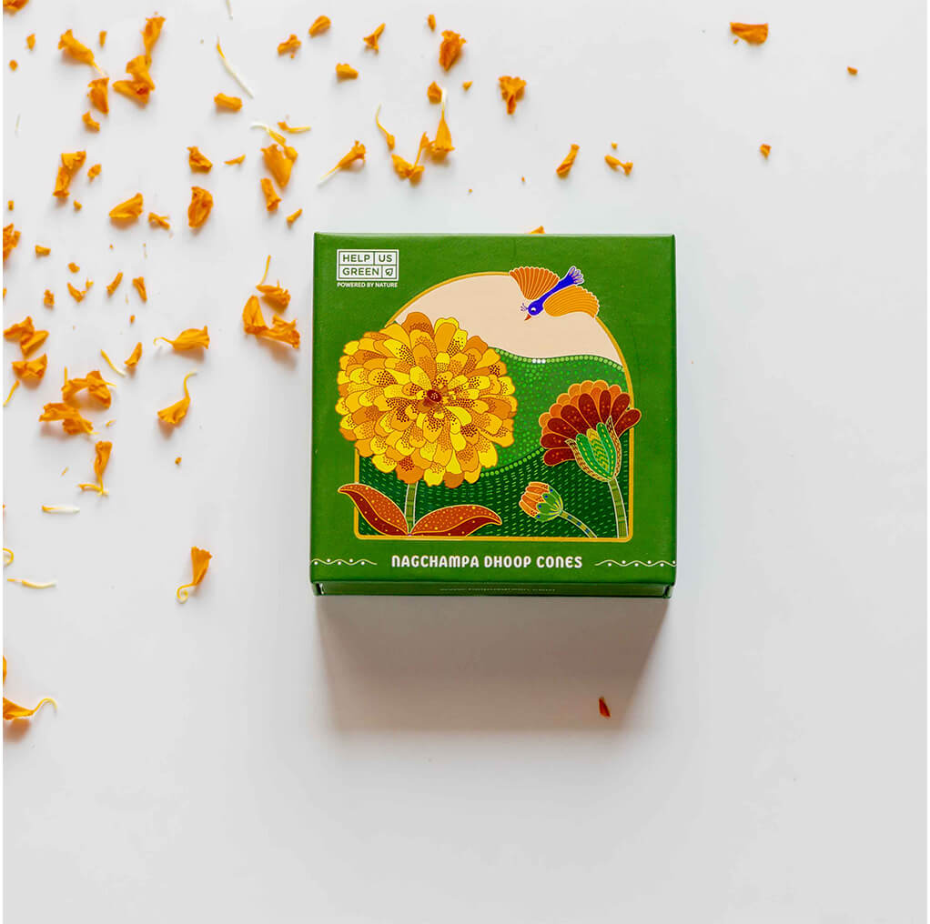 Natural dhoop cones Pack - Nagchampa Fragrance