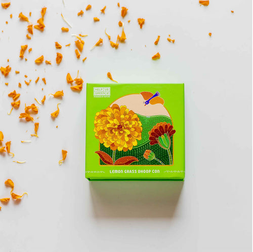 Natural dhoop cones Pack - Lemongrass Fragrance